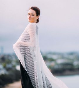 Products: Rosebud Eyelid Shawl – Heirloom Woollen Collection