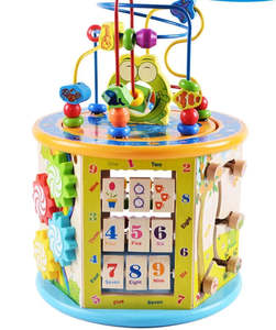 Kids Toys: Wooden Activity Station