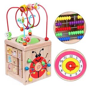 Kids Toys: Wooden Activity Cube
