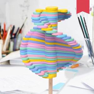 Wooden Rotating Rainbow Lollipop Toy
