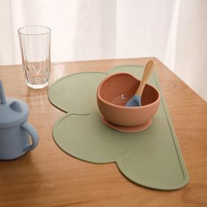 Infant Toys: Reusable BPA Free Silicon Baby Placement Dining Table Mat