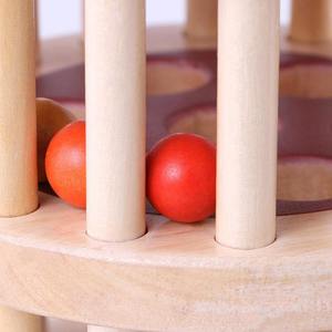 Infant Toys: Rain Sound Wooden bead drop tower