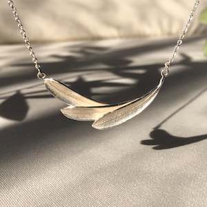 Necklaces: Trilogy Olive Leaf Necklace