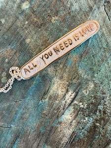Necklaces: All You Need Is Love Pendant