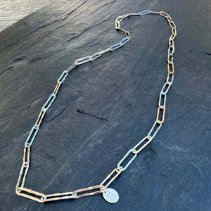 Necklaces: Handmade Paperclip Chain Necklace - One of a Kind