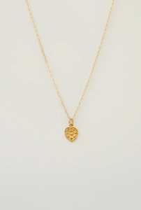 Jewellery: Sacred Heart Necklace - Gold