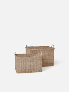 Rectangle Rattan Basket