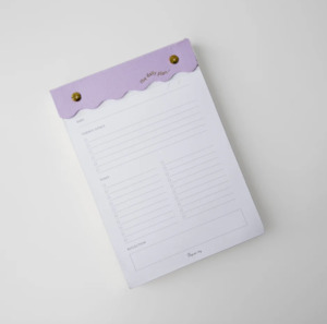 Curved Notepad - Lilac