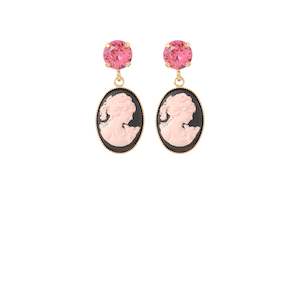 Jewellery: Cameo Mini Strass Earring