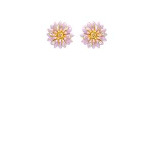 Jewellery: Camelia Puce Earring - Purple