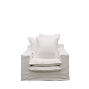 Furniture: Armchair - White Slipcover