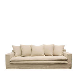 Three Seater Sofa - Oatmeal - Couch