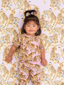 Little Darlings: Denver Tee - Lilac Tiger