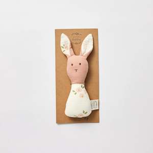 Little Darlings: Bunny Rattle - Pink Daisy