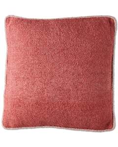 Bedding: Boucle Square Cushion - Pink