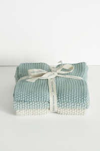 Gifts Under 50: Washcloths - Duck Egg