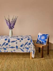 Bonnie And Neil: Sardines Linen Tablecloth
