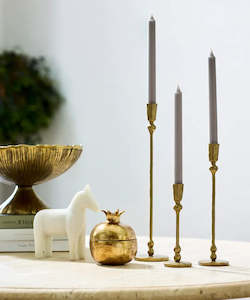 Candes Candle Sticks: Eddie Candlestick - Gold Small