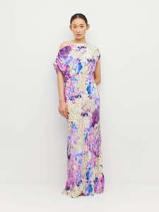 Monaco Dress - Lavender Mist Silk