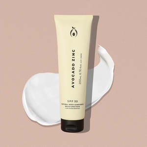 Skincare: Avocado Zinc Sunscreen SPF30