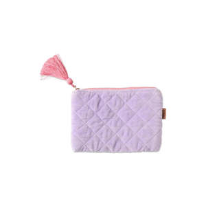Lilac Velvet Cosmetic Purse