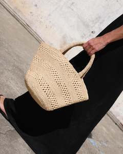 Mimmi Terra: Penne Raffia Bag - Natural - Mimmi