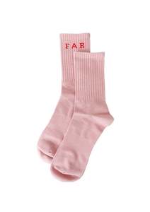 Gifts Under 30: FAR MER -  Boot Socks Pink