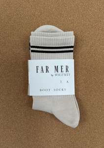 FAR MER - Love Cowboys Boot Socks