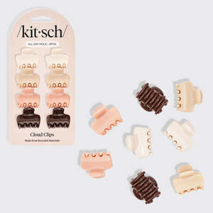 Kitsch - Rosewood Claw Clips 8pc