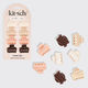 Kitsch - Rosewood Claw Clips 8pc
