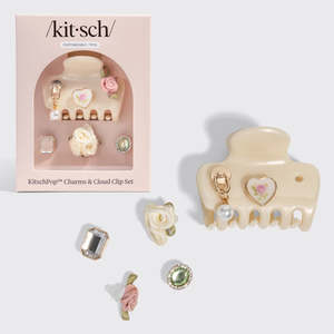 Kitsch - Cloud Clip & Charms - Vintage Cream