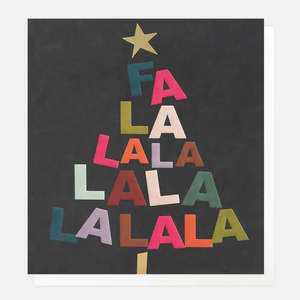 Fa La La La Card