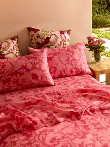 Petal Pink Linen Pillowcase Set - Standard