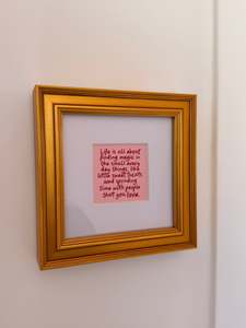 Framed Mini Print - Life is Magic