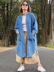 new: Della Denim Duster