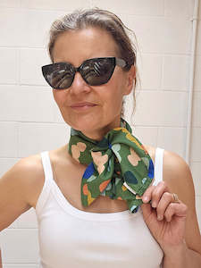 Sarongs: Green Splotch Lightweight Infinity