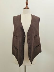 Preloved: VINTAGE VEST BROWN 100% wool size M/L