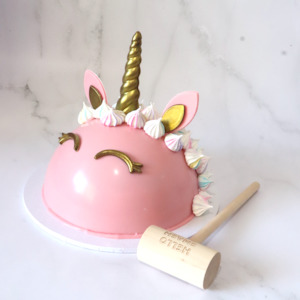All Smash Cakes: Pink Unicorn Smash Cake
