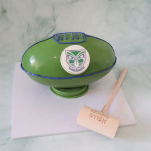 All Smash Cakes: Warriors Rugby Ball Smash Cake