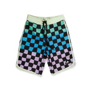 SUPER LONG BOARD SHORT - Multi Check