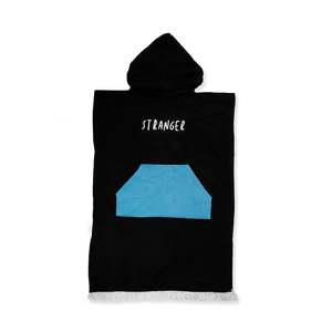 Black Friday: PONCHO TOWEL - Black Blue