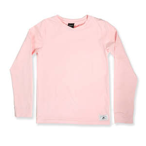 GIRLS LS CLASSICS TEE – Pale Pink