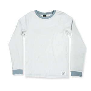 Classics: GIRLS LS CLASSICS TEE – Blue Stripe