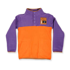 BOYS ADVENTURE FLEECE – Purple Orange
