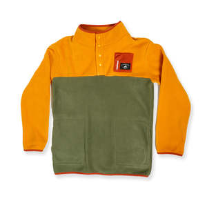 BOYS ADVENTURE FLEECE – Mustard Khaki
