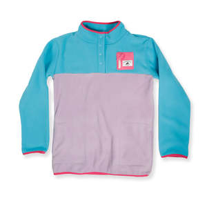 GIRLS ADVENTURE FLEECE – Turquoise Purple