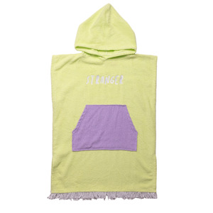 PONCHO TOWEL - Lime Purple