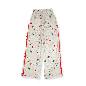 GIRLS PLAYFUL PANT  – Red Stripe