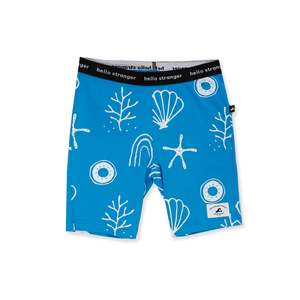 Girls Bottoms: GIRLS BIKE TIGHTS - Blue Shell