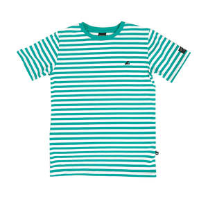 Boys Tops: BOYS SS TEE – Green Stripe